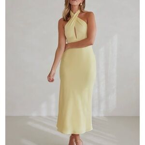 Butter Yellow Park and Fifth Dress